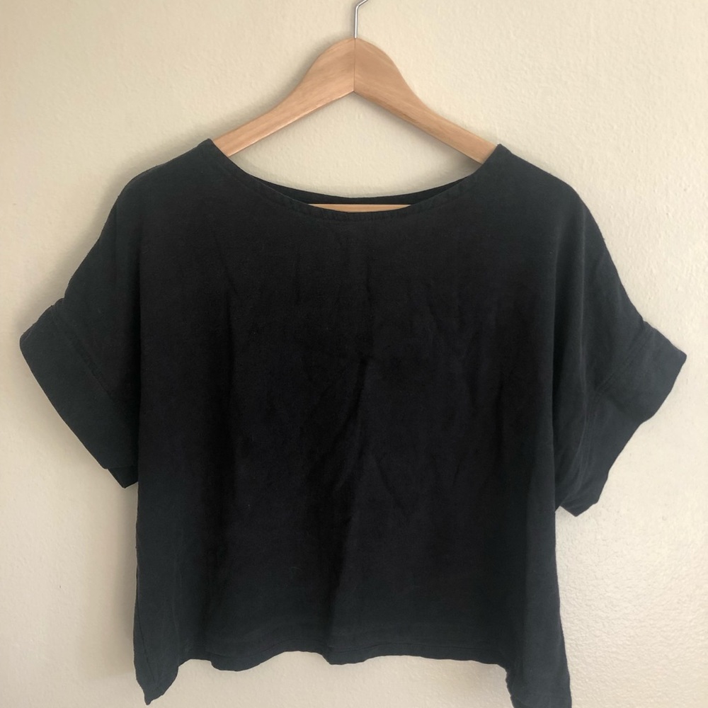 Elizabeth Suzann raw silk Georgia Tee OS